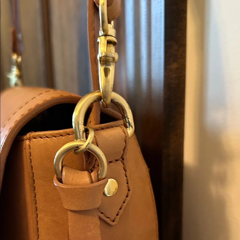 Brahmin Saddle Brown Crossbody Bag - Picture 7 of 16
